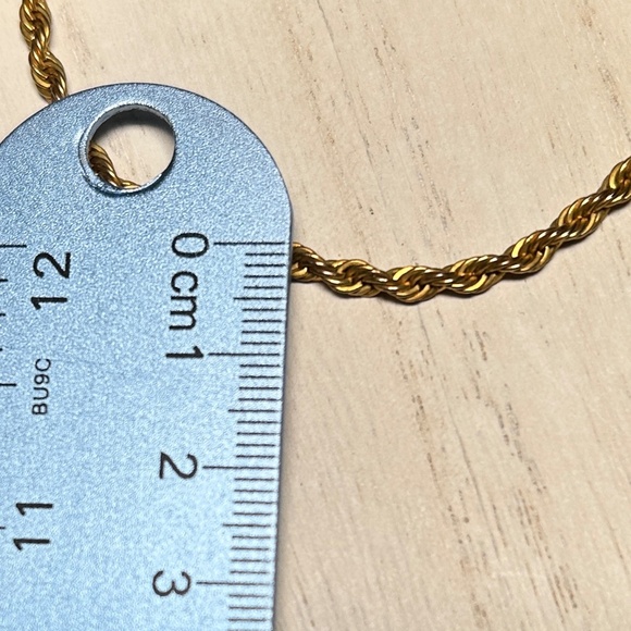 Vintage KJL Natural Geode Slice Agate Pendant Necklace with Gold Leaf accents - Picture 7 of 12